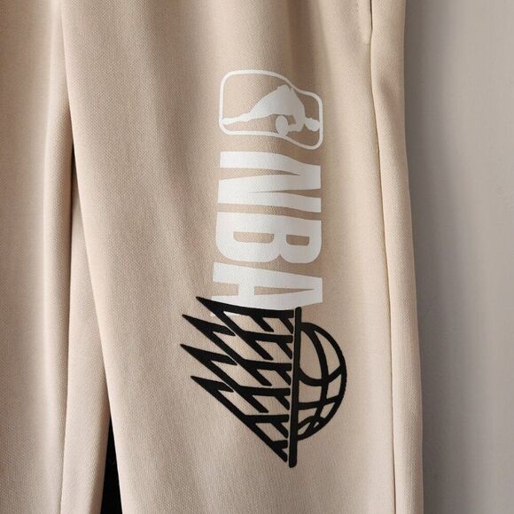 NBA Black Khaki Basketball Sweatpants | SET OF TWO | Youth Jogger Size 8 NEW - Picture 7 of 10